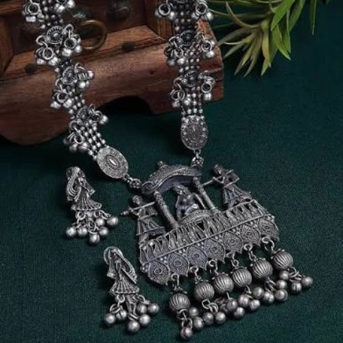 Oxidized Silver Jewelry Set