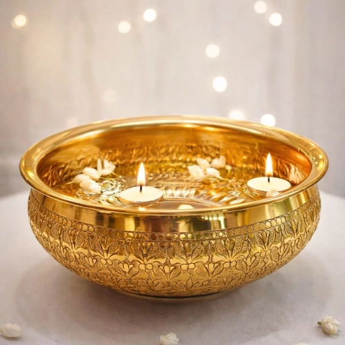 Brass Decorative Urli Bowl